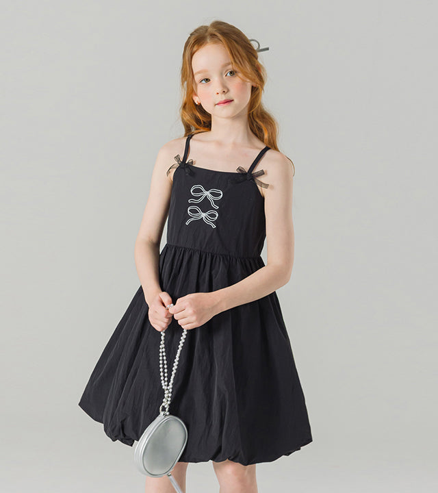 I LOVE J sarait ribbon balloon dress