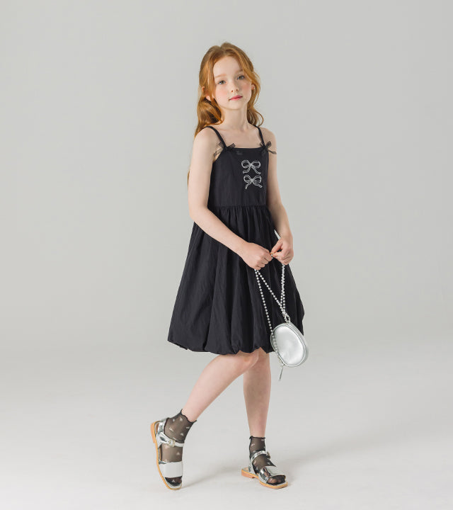I LOVE J sarait ribbon balloon dress