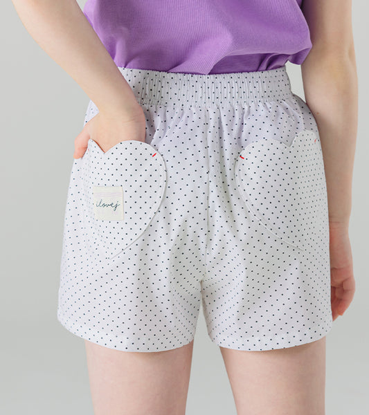 I LOVE J newdeld polka dot shorts