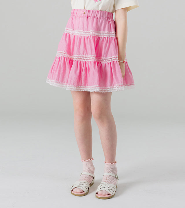 I LOVE J yucot tiered skirt