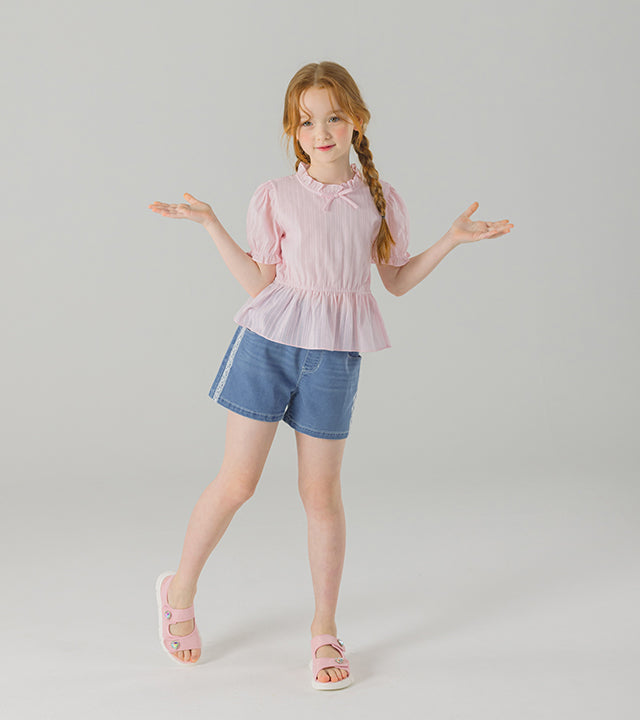 I LOVE J belland shirred top
