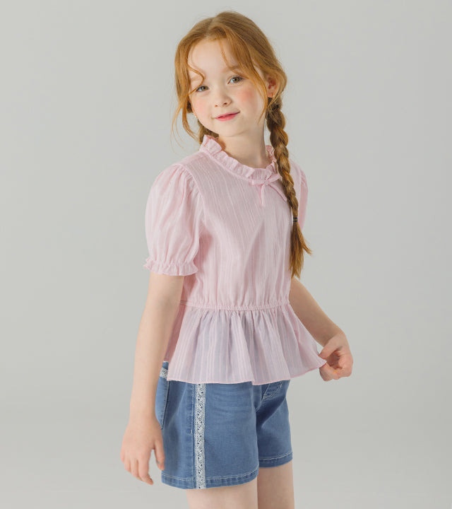 I LOVE J belland shirred top