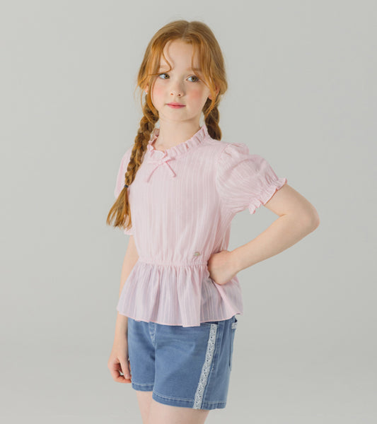 I LOVE J belland shirred top