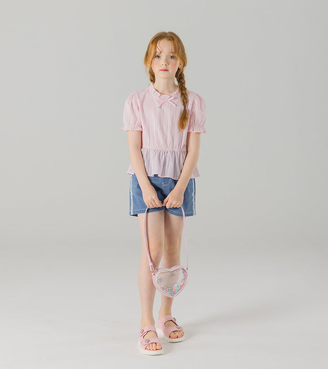 I LOVE J belland shirred top
