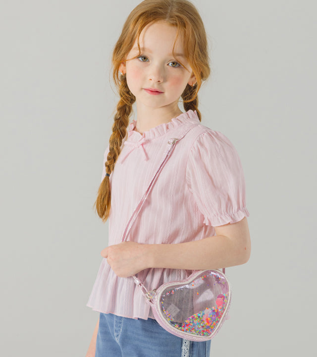 I LOVE J belland shirred top