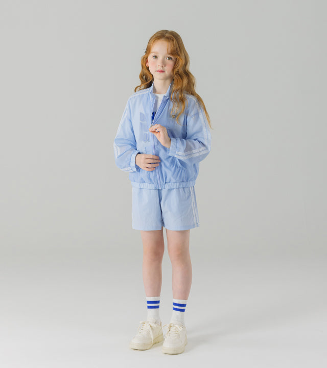 I LOVE J lility lace windbreaker