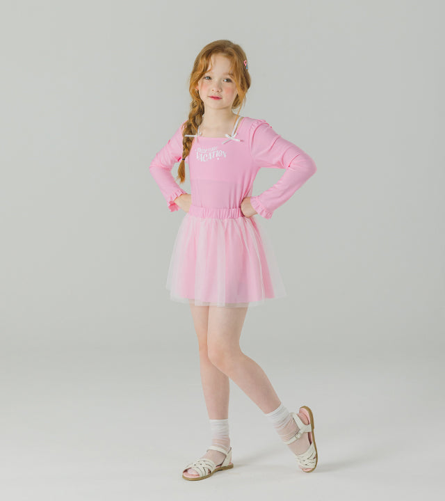 I LOVE J tiri ballet rashguard set