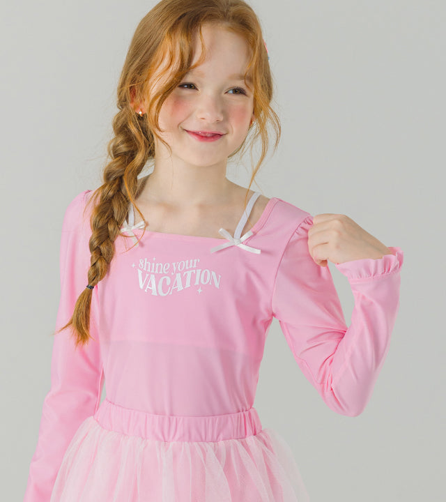 I LOVE J tiri ballet rashguard set
