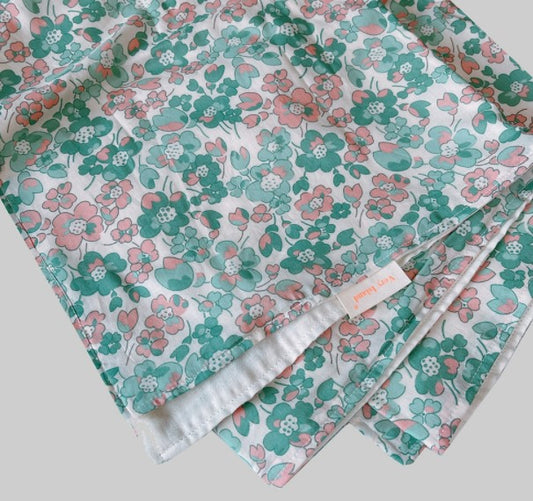 Vintage Flower Gauze Blanket