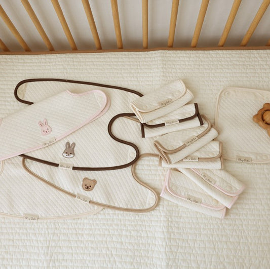 Chezbebe 100% Organic Cotton Baby Carrier Pad and Strap Set