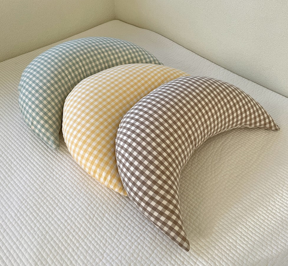 Checkered Bebe Moon Cushion