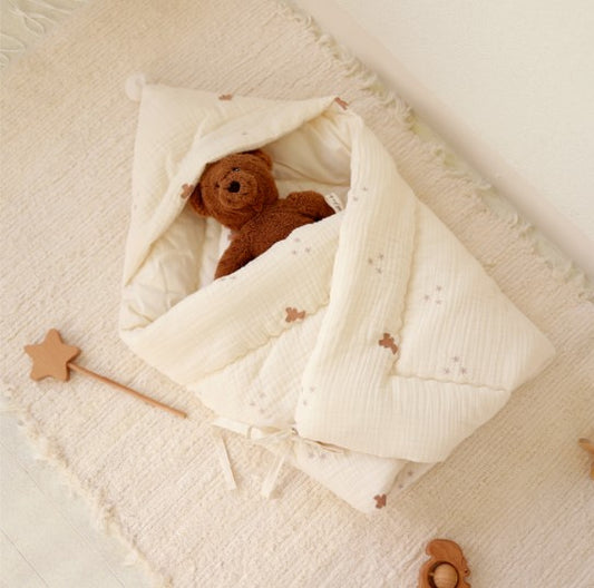 Star and Bear Swaddle Blanket / Pad