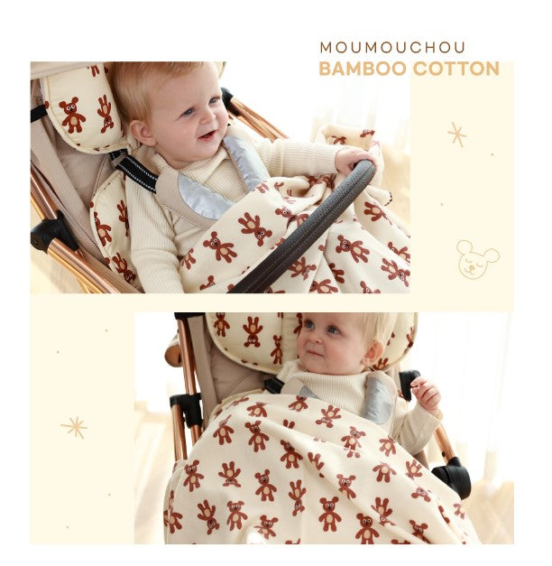 MOUMOUCHOU Bamboo Cotton Blanket