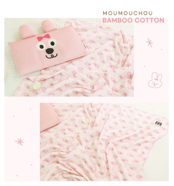 MOUMOUCHOU Bamboo Cotton Blanket