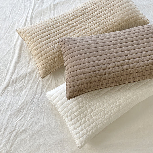 Soft Quilted Long Microfiber Cushion