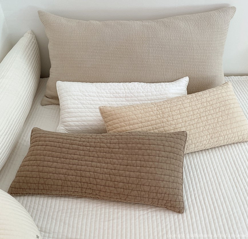 Soft Quilted Long Microfiber Cushion